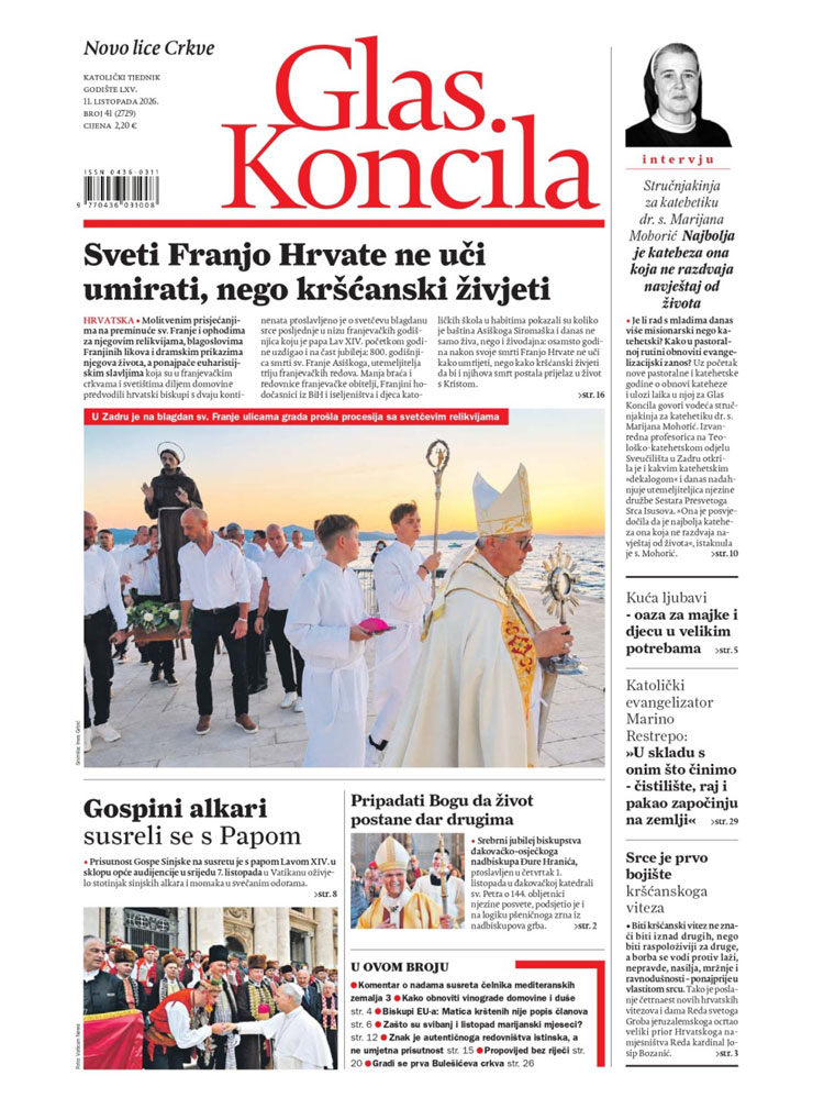 Glas Koncila donosi proslave 800. obljetnice smrti sv. Franje diljem Hrvatske